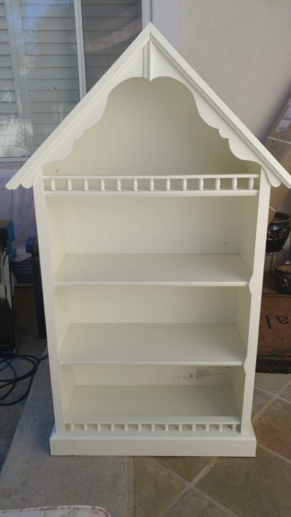 A doll house bookcase