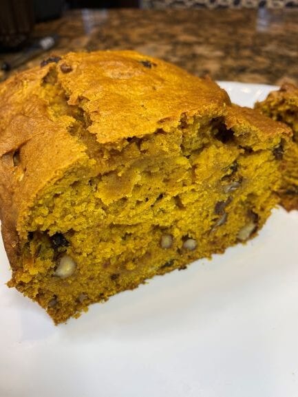 My Pumpkin Bread right out of the oven