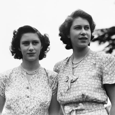 Princesses Elizabeth and Margaret